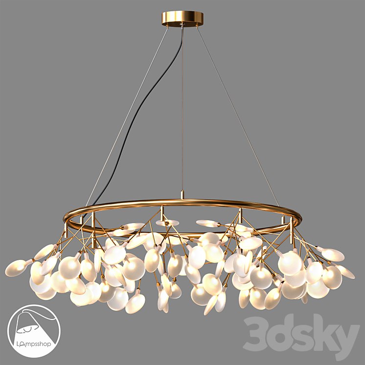 L1009 Chandelier Gold Tree Сircle