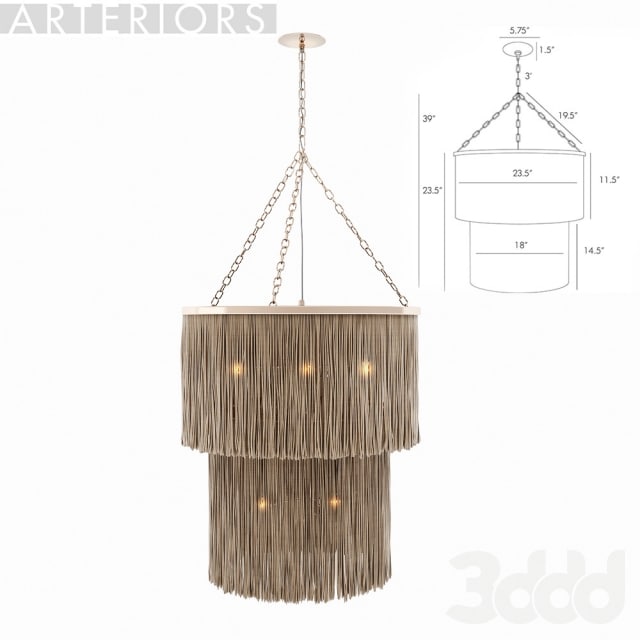 Chandelier Arteriors James Chandelier