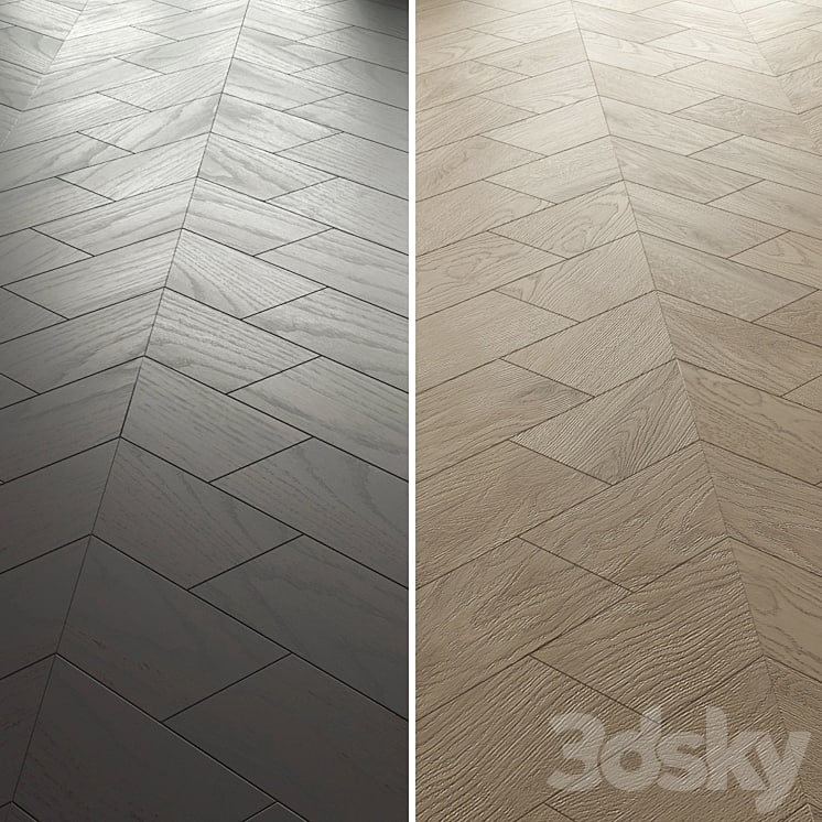 Parquet floor Luciano Zonta, trapezoid zonta