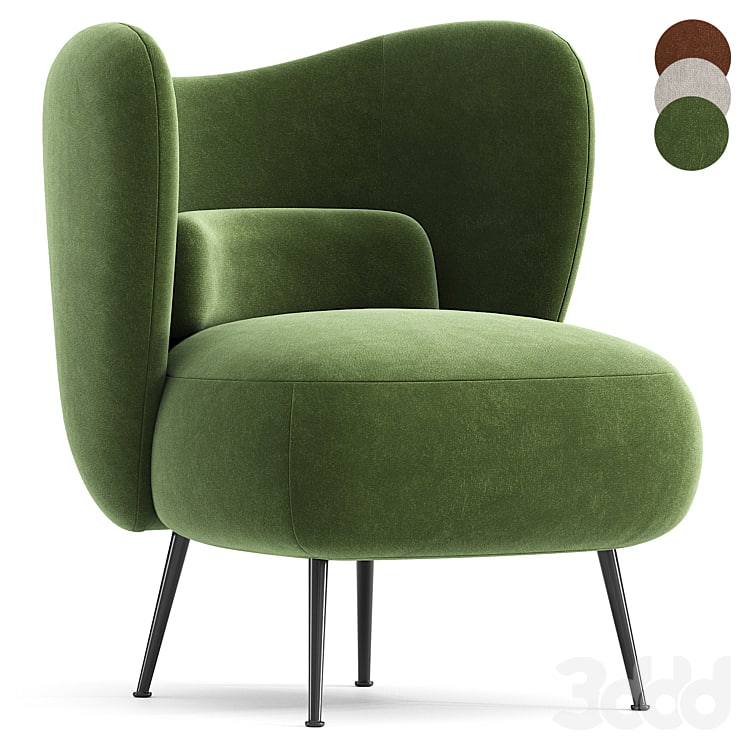 Frankie-James Upholstered Barrel Chair