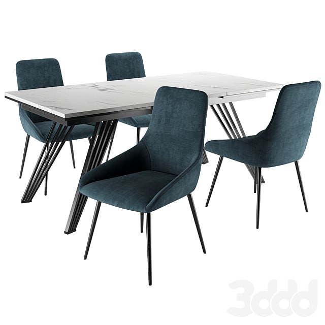 Zoe Chair and Parma Table