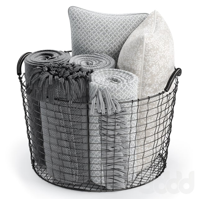 METAL BASKET DECOR 03