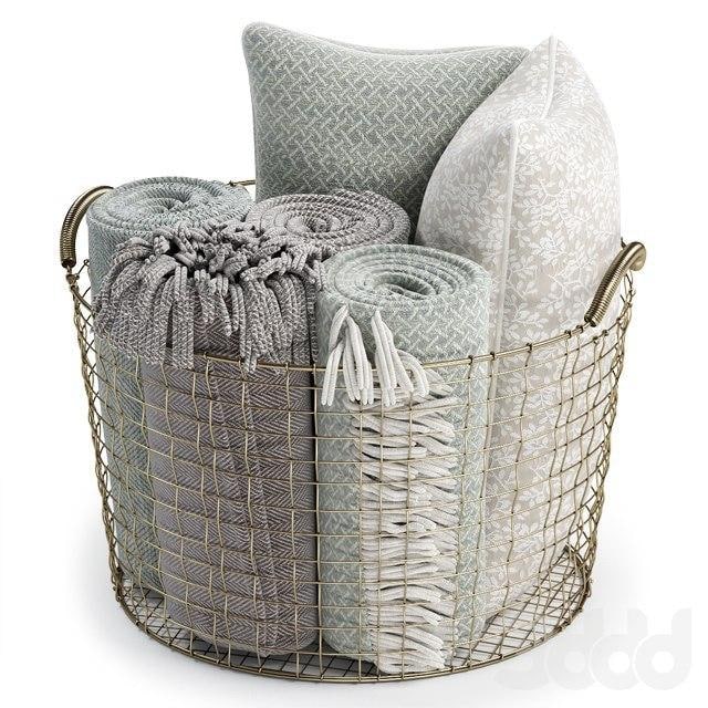 METAL BASKET DECOR 04