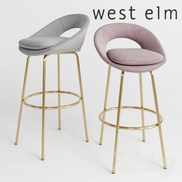 WEST ELM Orb Bar + stools