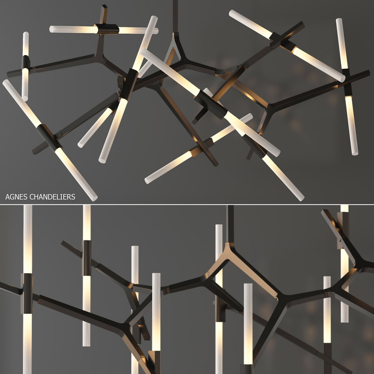 Agnes Chandelier - 20 Lights by Roll & Hill
