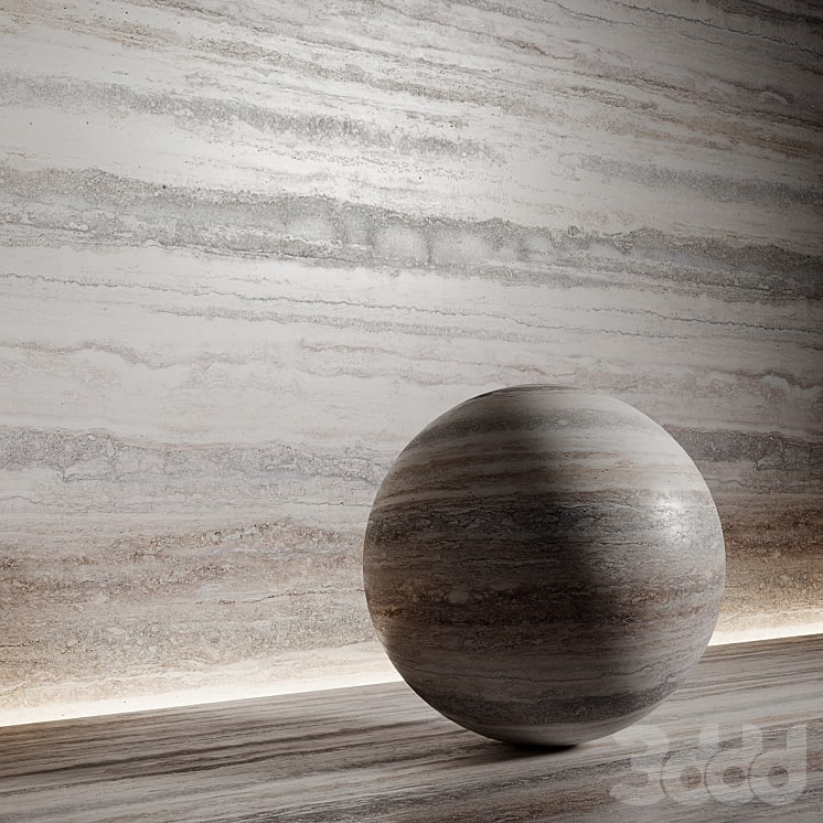 Stone material, travertine 6, pbr, seamless