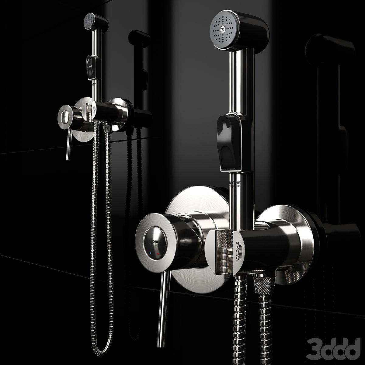 Hygienic shower Grohe BauClassic 124434