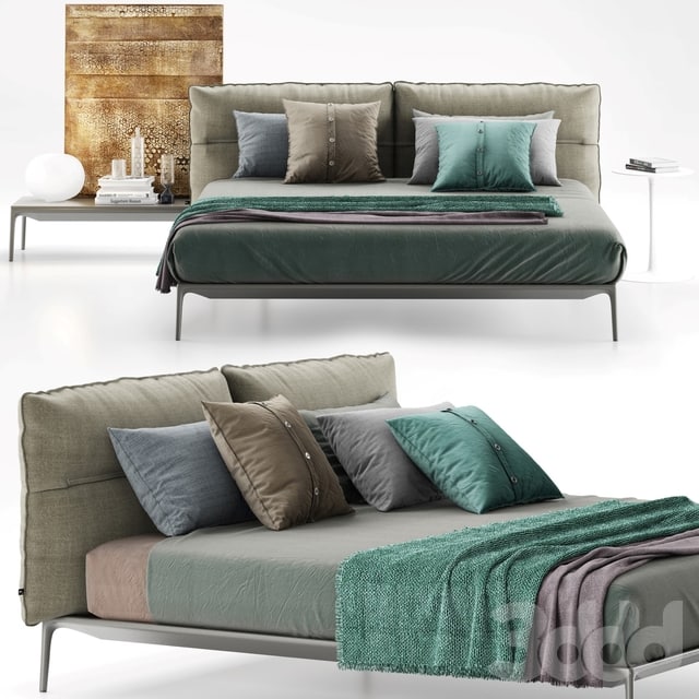 MDF bed Italia Yale 1