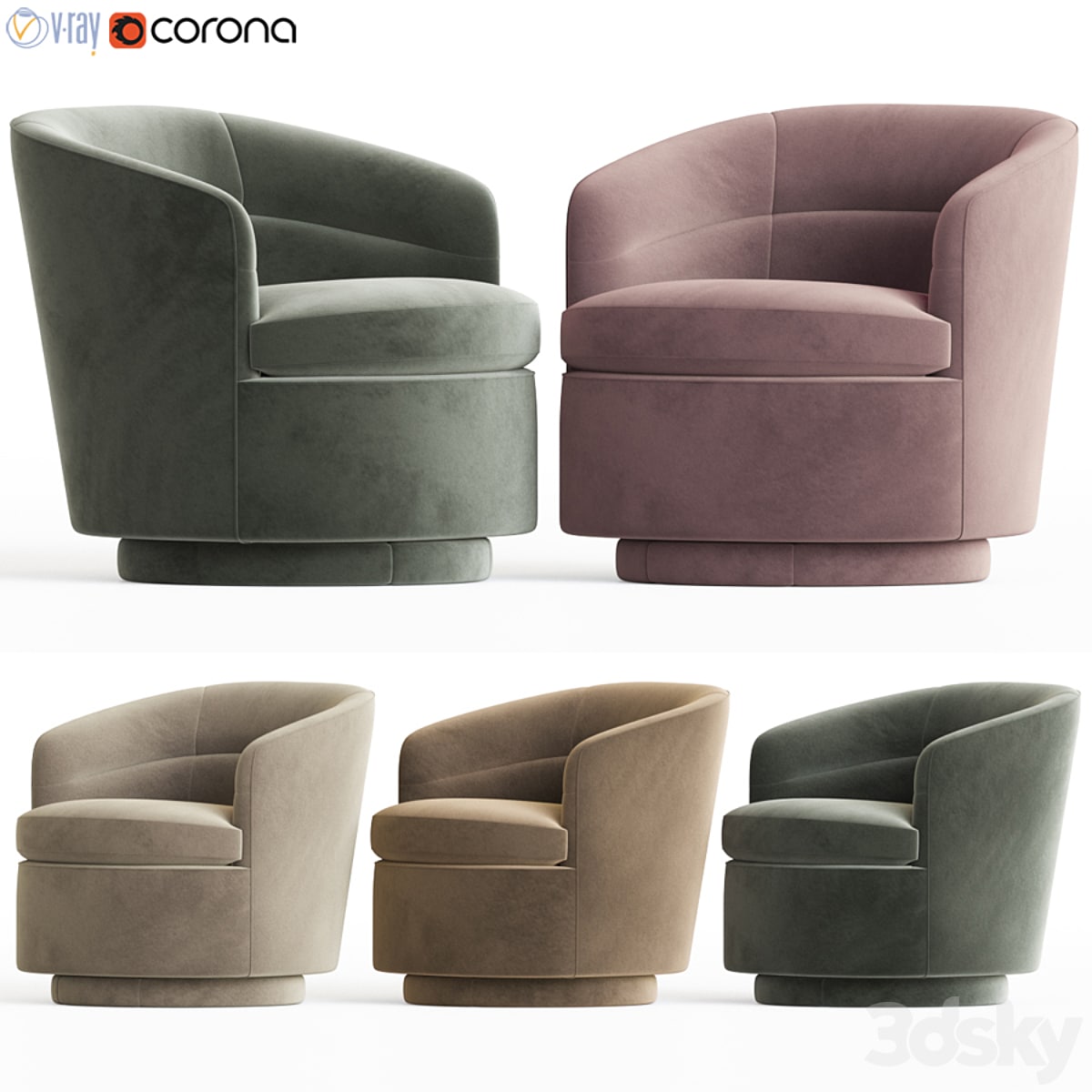 Viv Swivel Chair Westelm