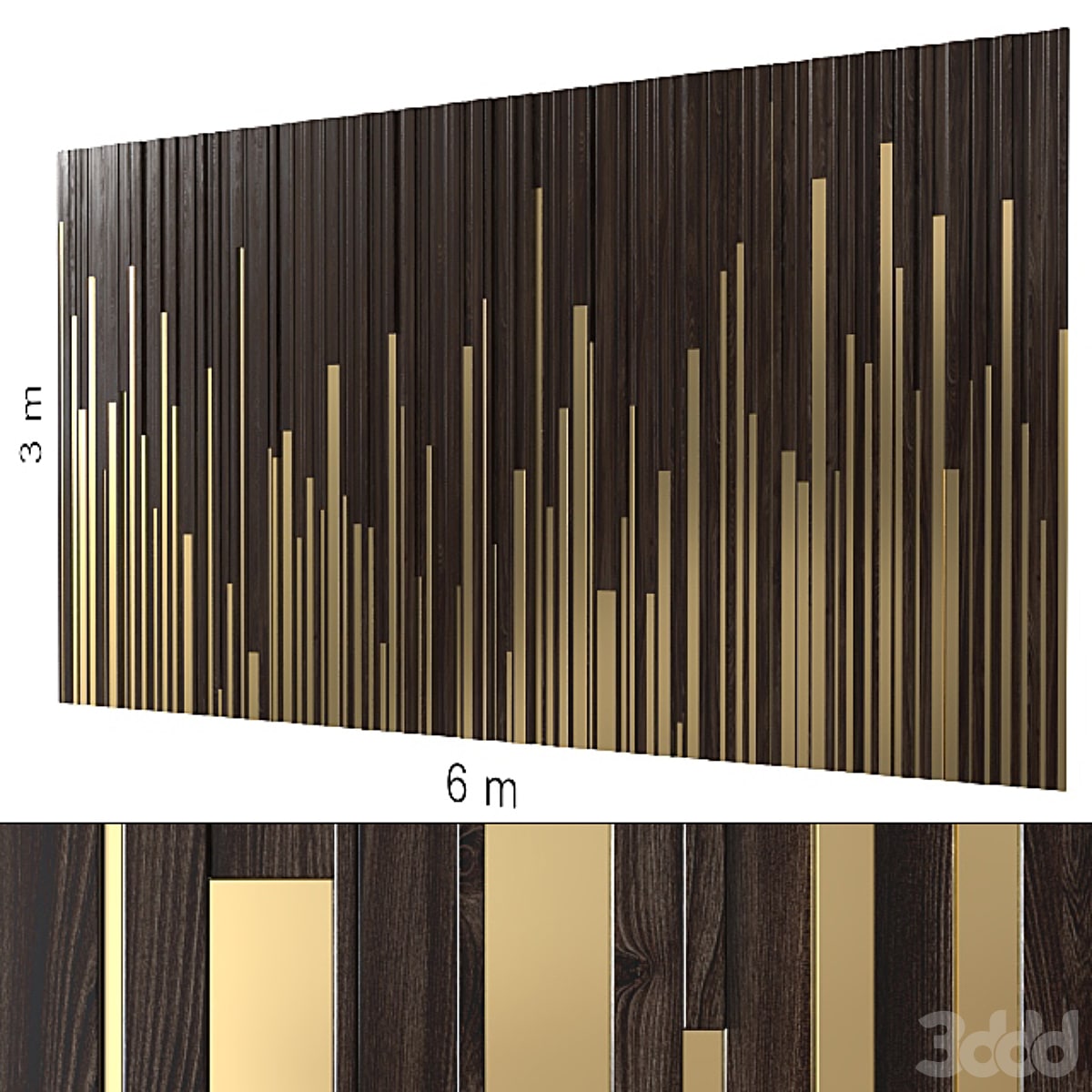 Decorative wall 101.