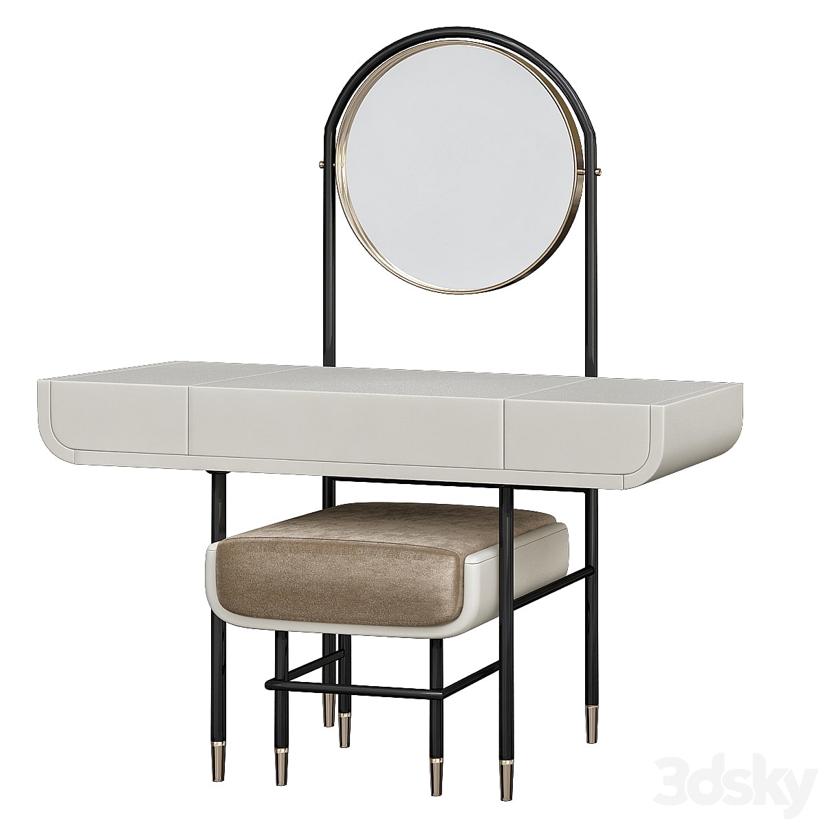 MAKE UP Mirror Work Table with