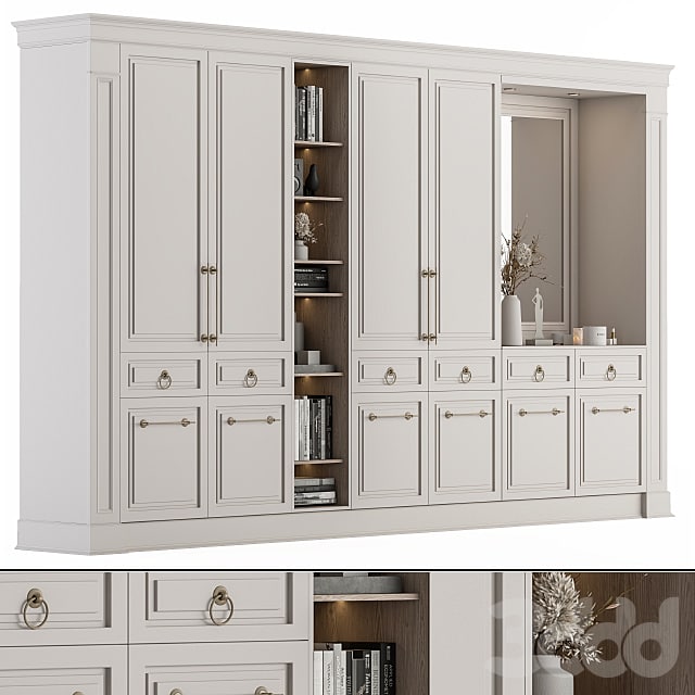 Hallway 22 - White and Wood Classic Set