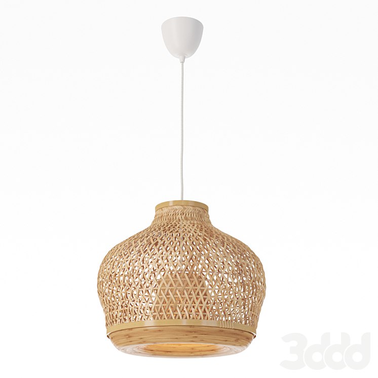 IKEA MISTERGULT Pendant lamp made of bamboo