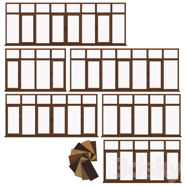 Aluminum windows 6 -glazed_windows