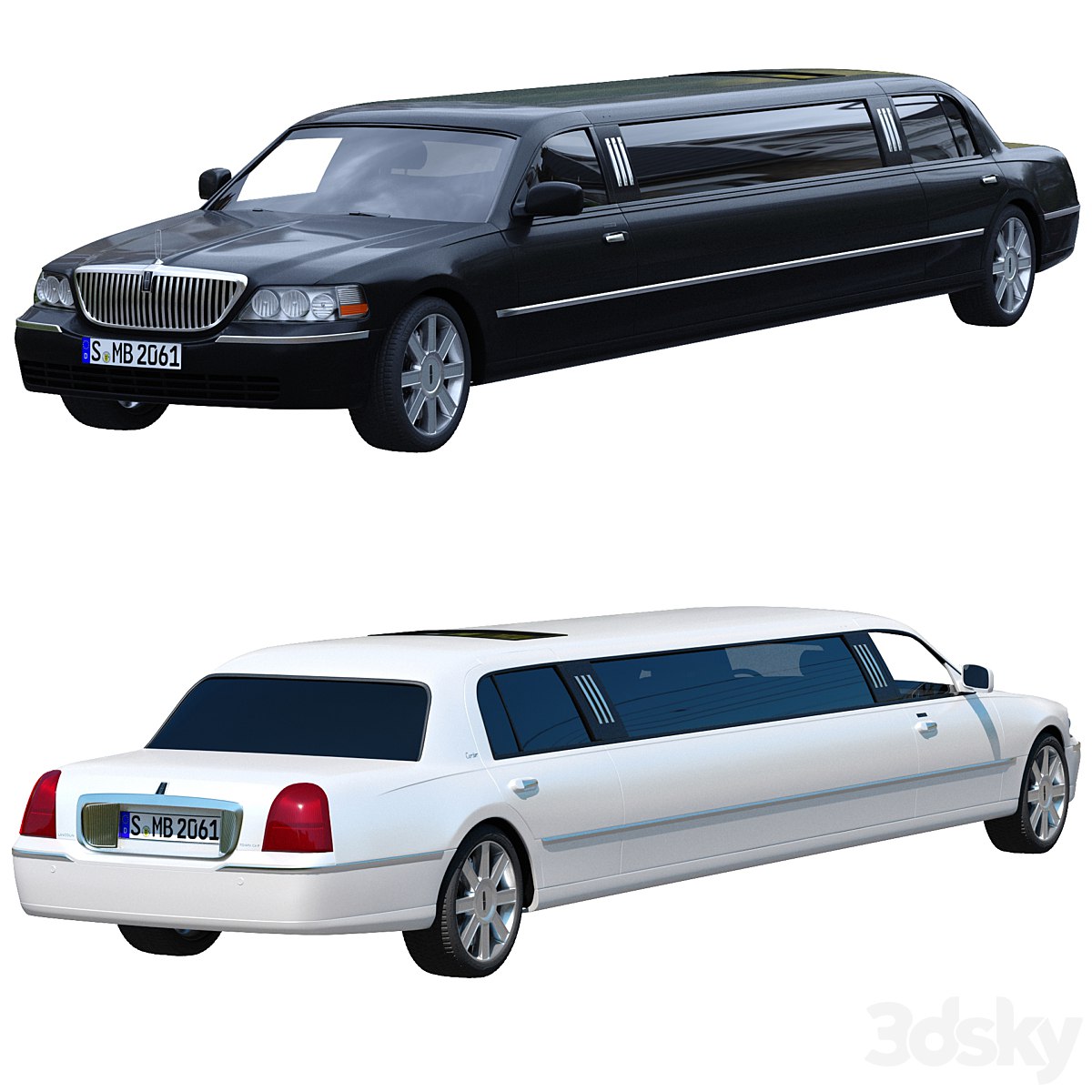 Lincoln Town Car limousine