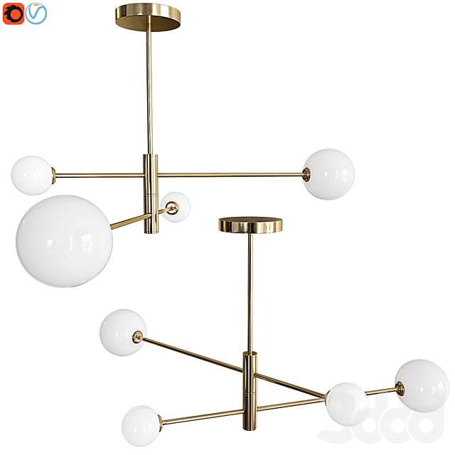 Ceiling chandelier Lumion ESTELLE 4418 / 4C