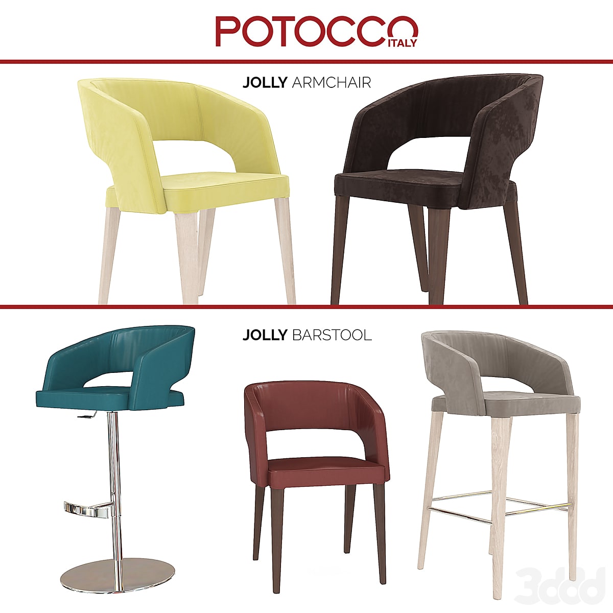Barstool Potocco Jolly