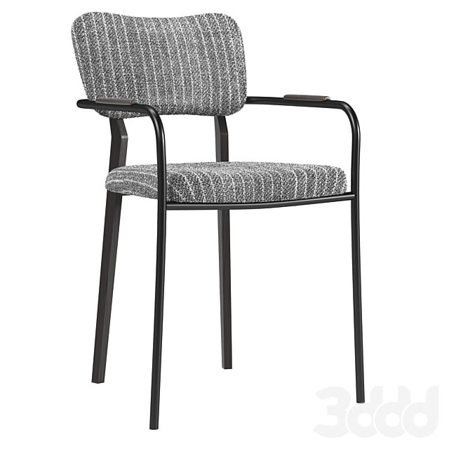Klee Gray Bouclé Dining Chair