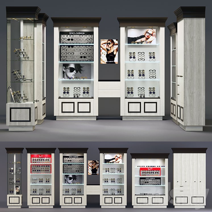 Storefronts for the store of optics and not only