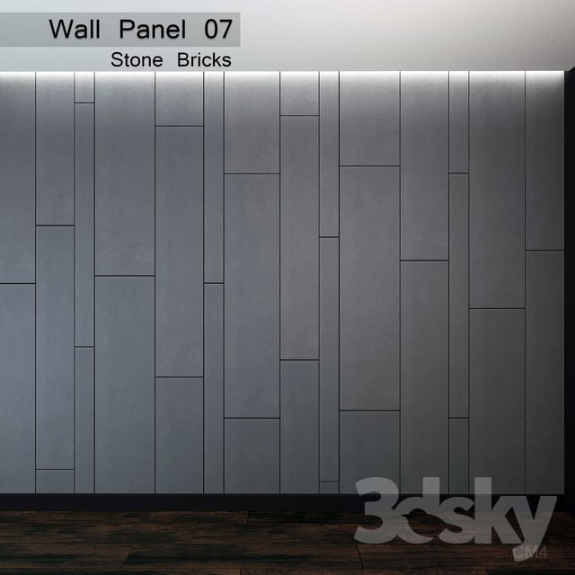 Wall Panel 07. Stone Bricks