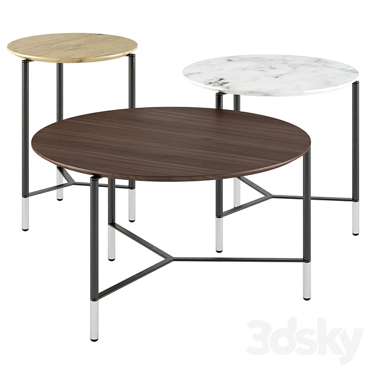 B&T design / Modest Round Coffee tables