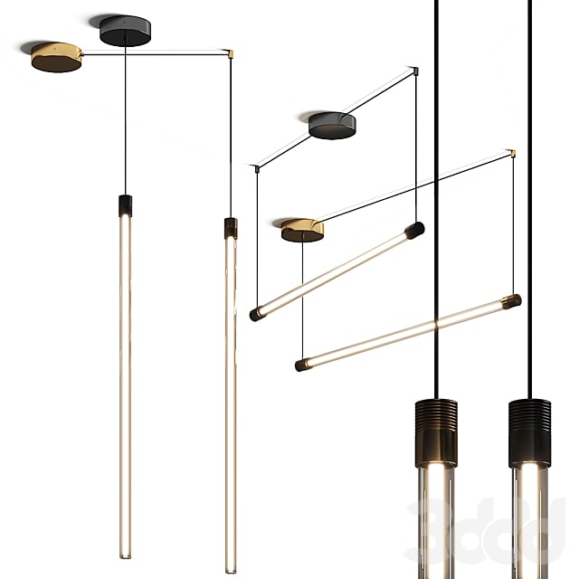 Vapour Horizontal Hollands Licht Pendant Lamp