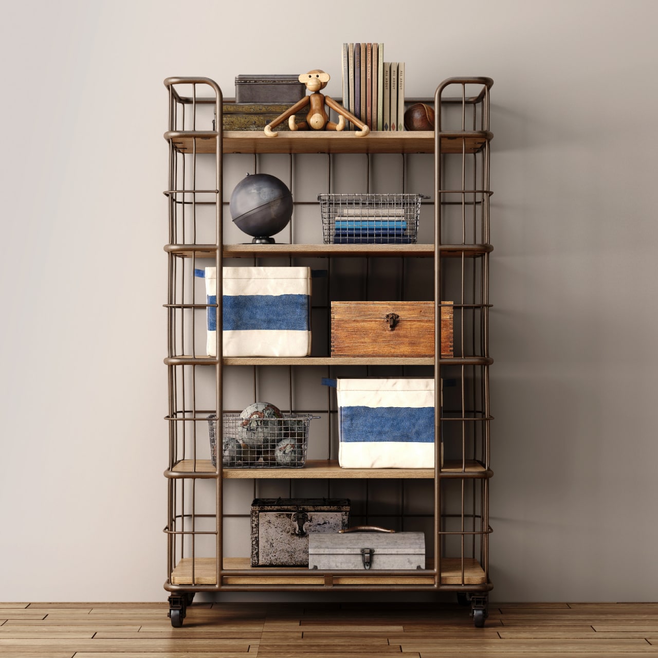 RH / Industrial baker's storage rack - large