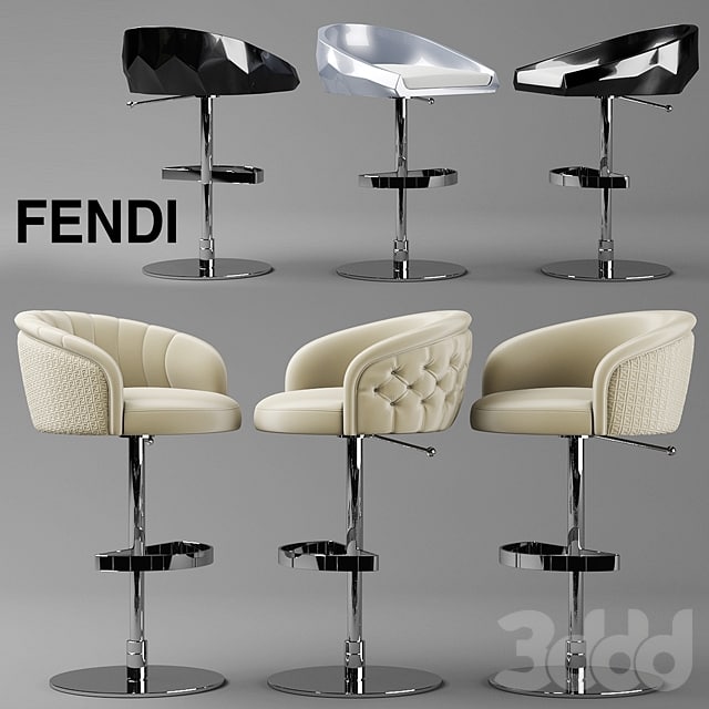 Stools fendi casa bibendum & cristallino