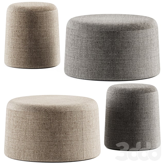 FUNGO Upholstered Pouf by Grado Design / Пуф