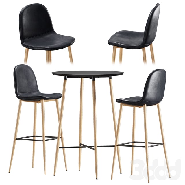 Bar table and chair Jysk Jonstrup #+