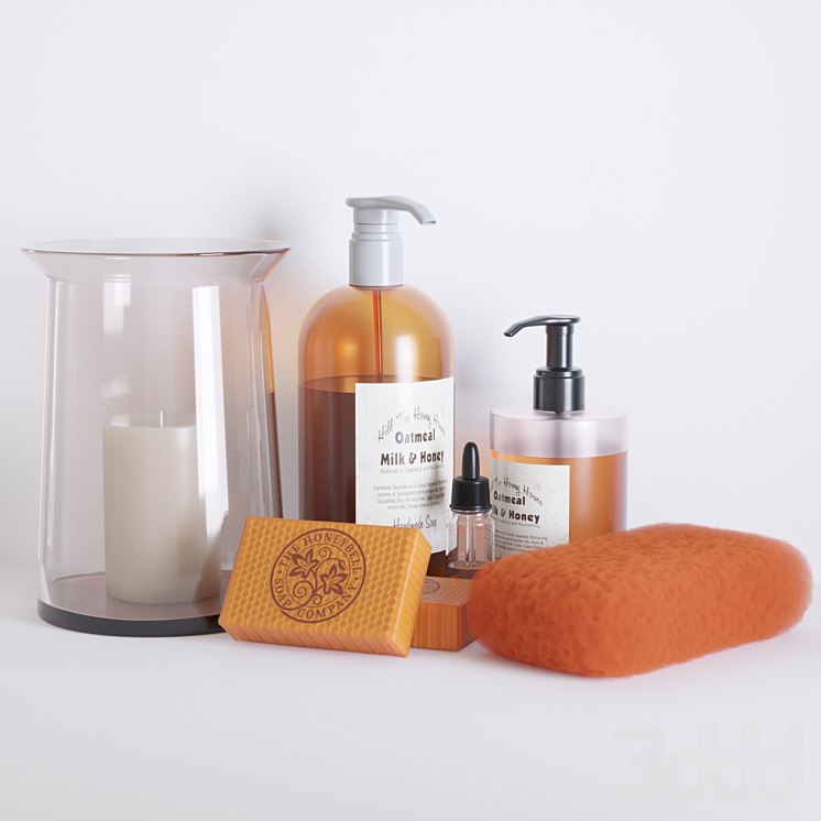 Bathroom honey decor