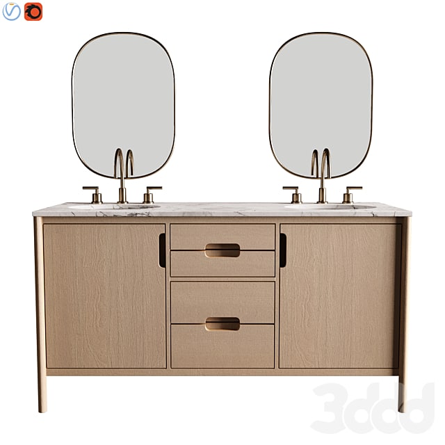 Manzanita 60 Double Sink Vanity