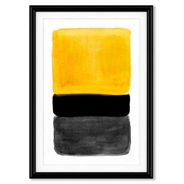 A series of posters with abstract painting