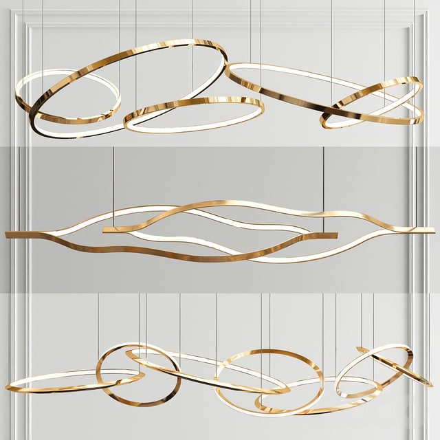 Ring & Henge Tepe Chandelier - 3 type