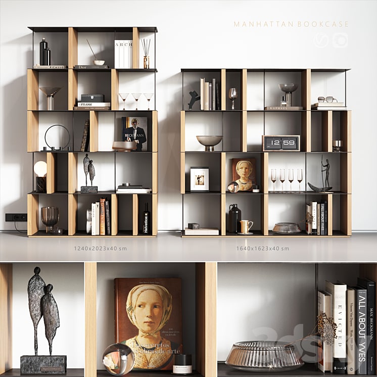 Manhattan bookcase