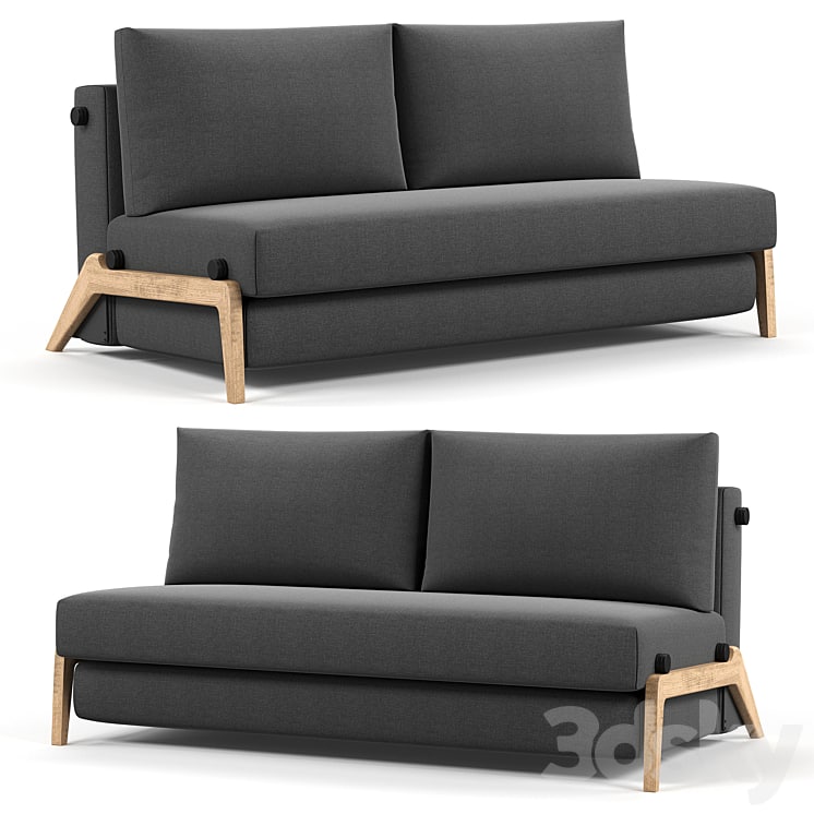 Innovation Living ILB 500 160 Sofa Bed Lacquered Oak