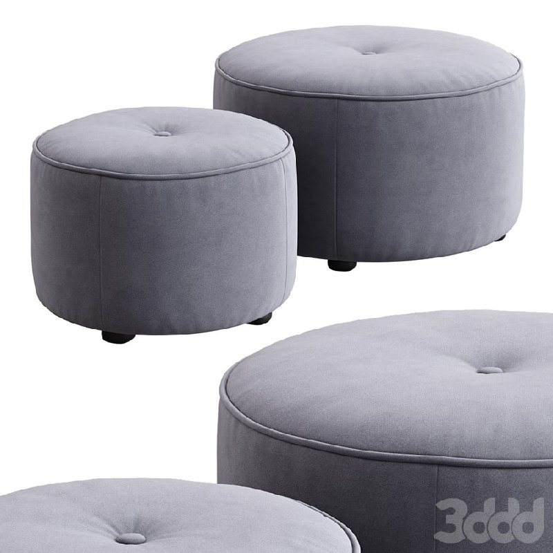 Etro Round Ottoman