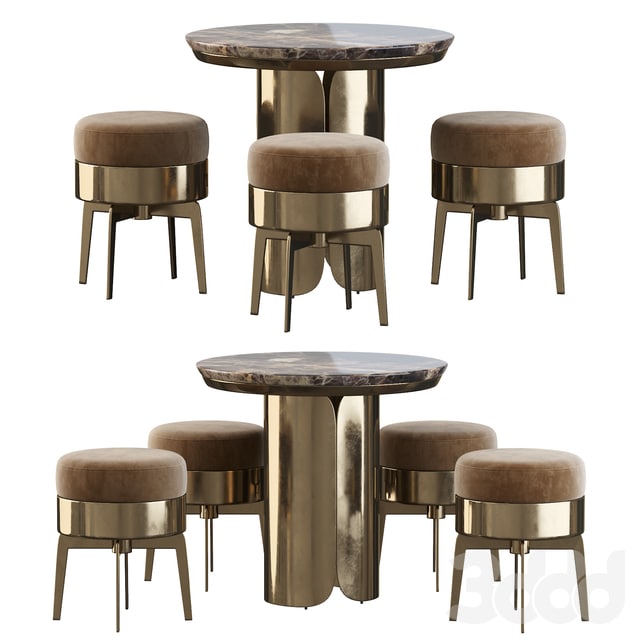 Gabriel Coffe Table and Feel Good Pouf