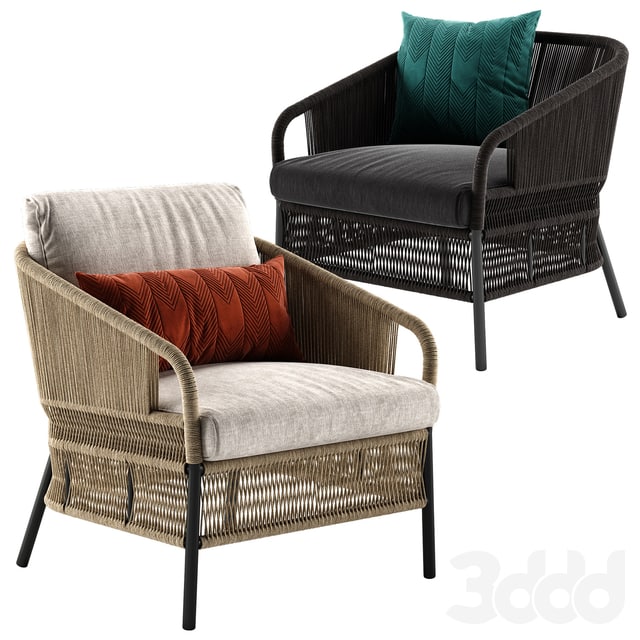 Varaschin cricket style lounge chair