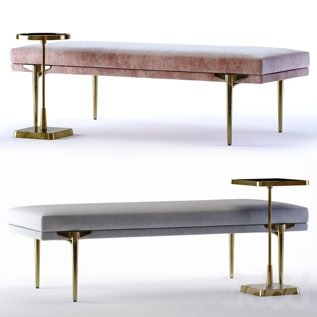 Arteriors Andrea benches and Kaela tables