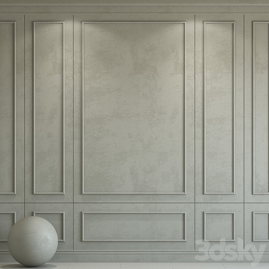 Decorative plaster with molding 171