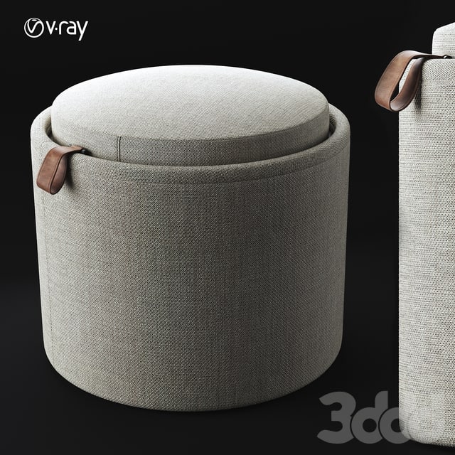 PILL | Fabric pouf