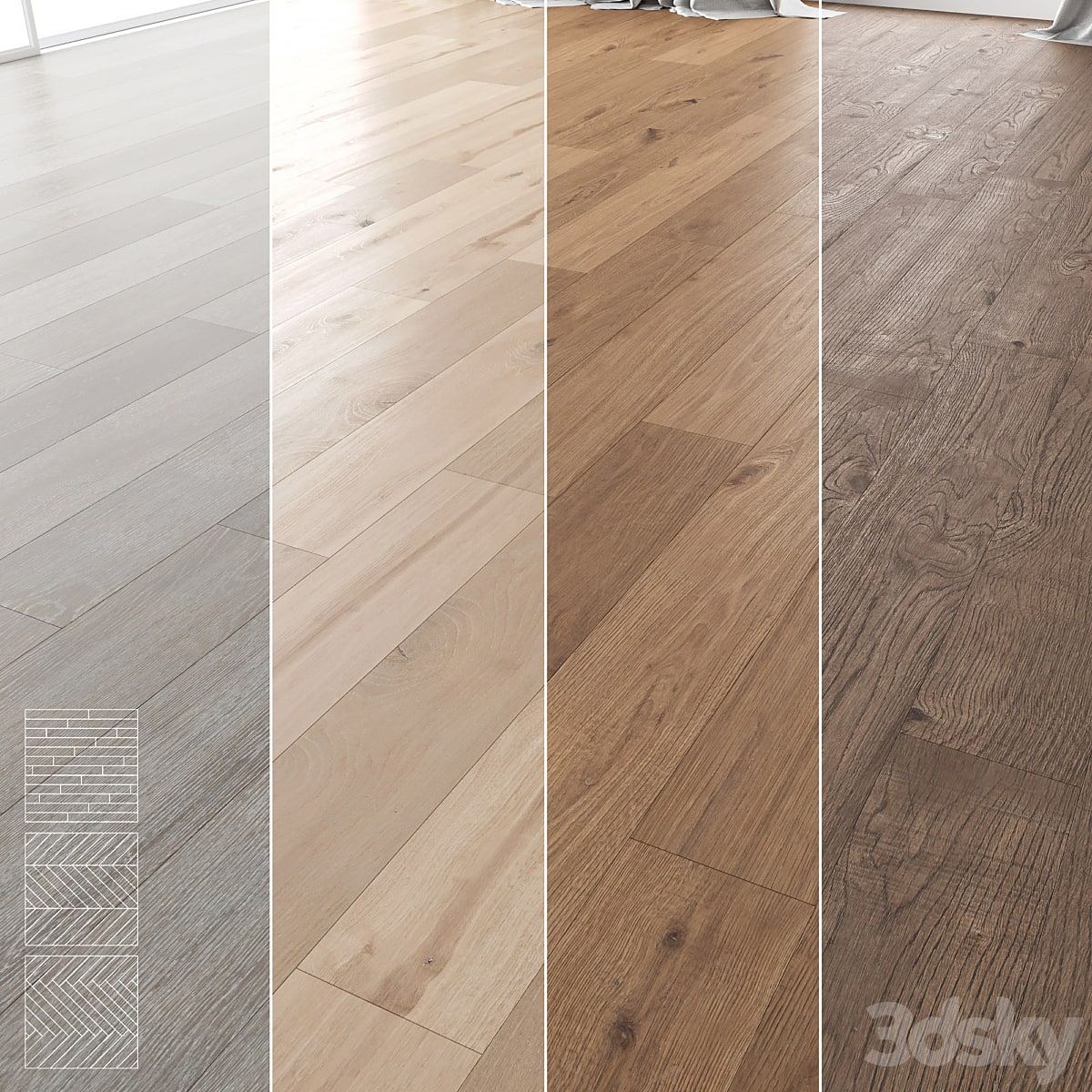 Wood Floor Set 04