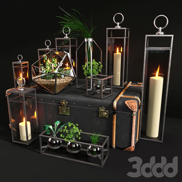 Decorative set Restoration Hardware & Pottery Barn