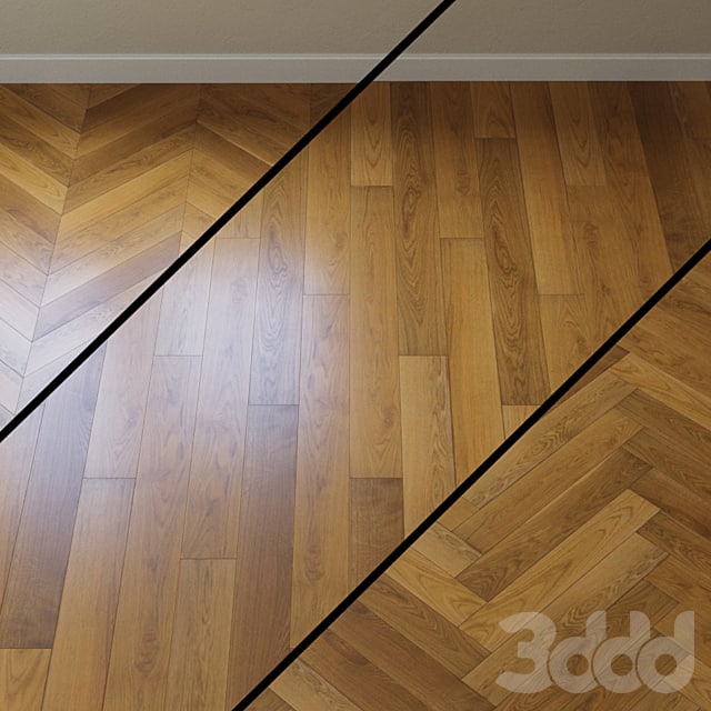 Parquet board Karelia Oak Grain Brown