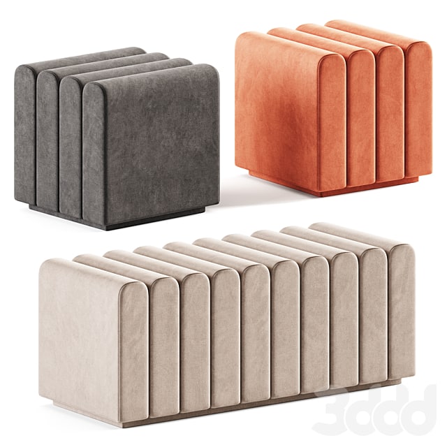 Bench Bente Eichholtz / Pouf