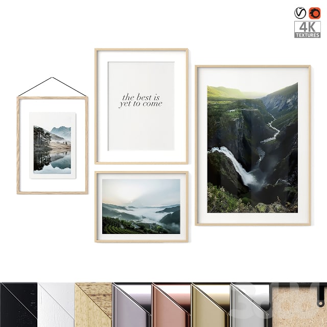 Poster Set "Green Mountains"