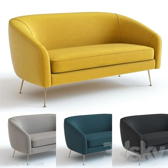 West elm stella loveseat