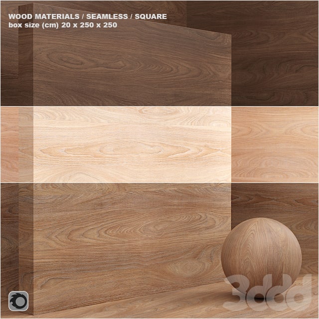 Material wood / veneer / (seamless) - set 34