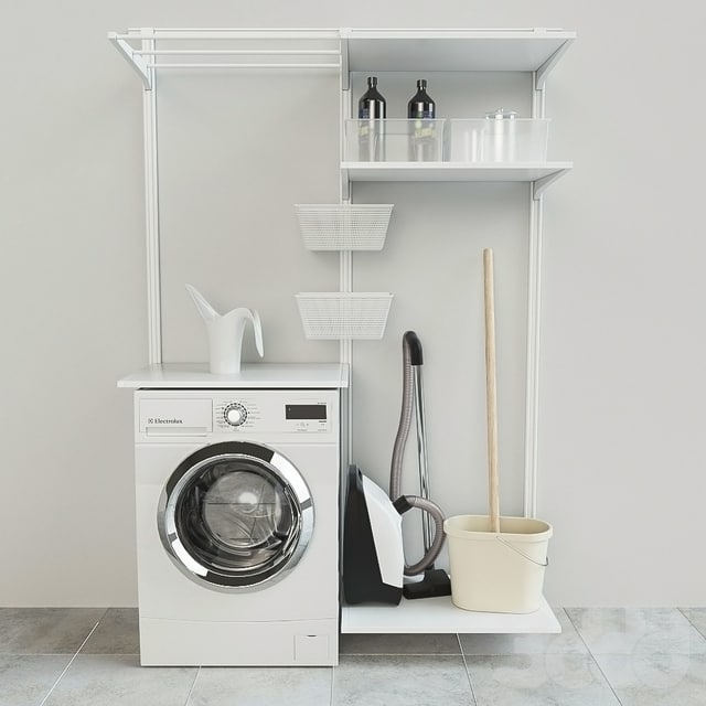 IKEA Настенная шина/полки/сушилка ikea BOAXEL стиральная машина пылесос БОАКСЕЛЬ